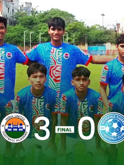 Victory sealed! A clean 3-0 win for our team against FC Memphis Tigers in the Delhi Future Stars League.