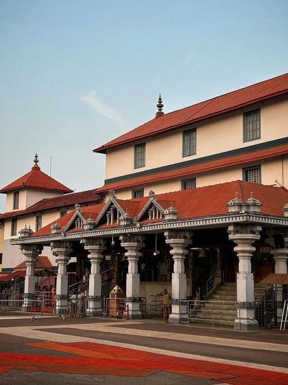 The famous Udupi Sri Krishna Matha, a major pilgrimage center and a place of great spiritual energy.
