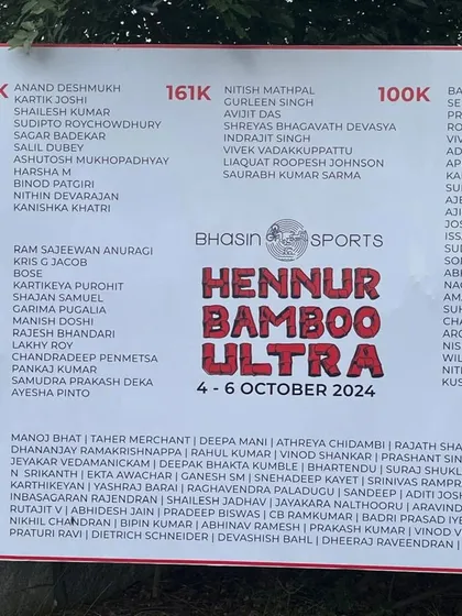 Seeing your name on the board is the first step of the journey. We make sure every participant feels like a part of the event from the moment they arrive, with clear signage and a list of all the athletes taking on the challenge.