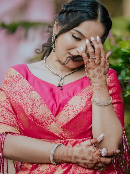 An emotional and candid moment. Even when you're caught off guard, your makeup should look natural and beautiful.