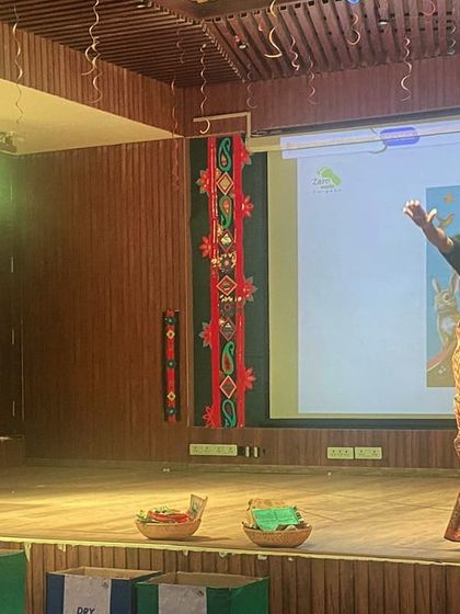 Fun and learning go hand in hand. Our facilitators use engaging activities and props to make complex topics like waste management easy to understand and memorable for young minds.