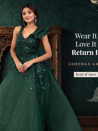 Wear it, love it, return it. This emerald green gown is a prime example of how easy it is to be glamorous with my rental service.