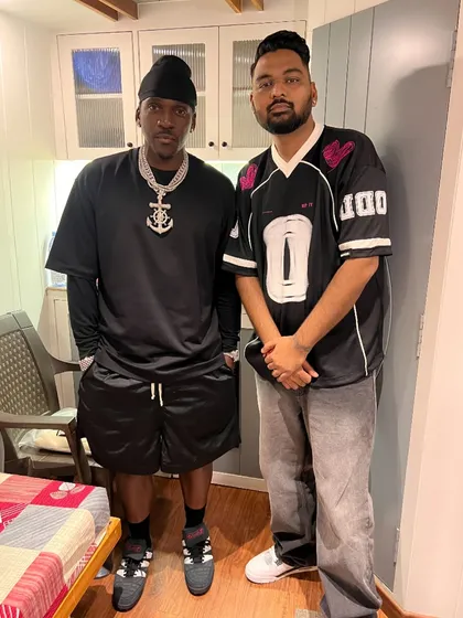 Linking up with the legendary Pusha T. Being in the same circles as hip-hop royalty is a testament to the journey and the growth of the scene here in India.