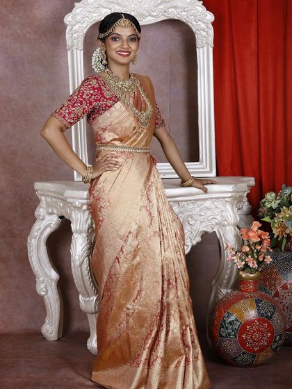 Designer Trends - Ethnic & Occasion Wear Rental Elegant Kanchi & Silk Sarees photo 38