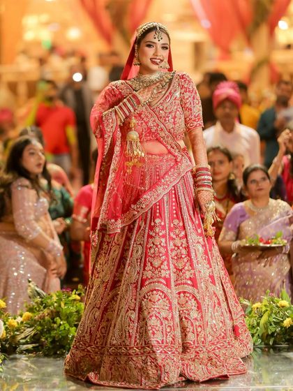 The bride's grand entrance is a cinematic moment. I ensure the makeup is camera-ready and the styling is impeccable, so she looks like the star of her own love story.