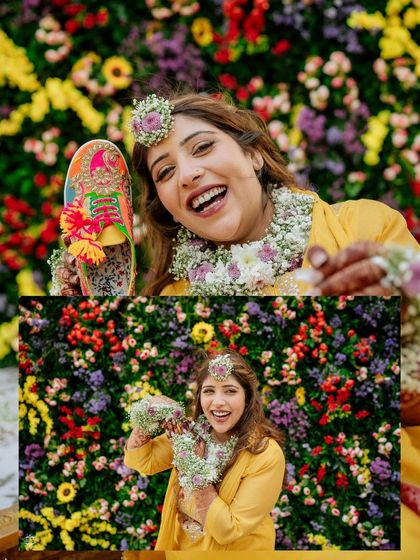 Vibrant Haldi & Mehendi Moments photo 42