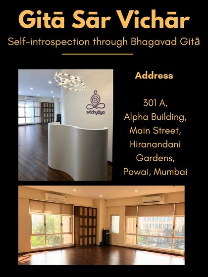 The location of our shala, a serene space in Powai, Mumbai, where we host our introspective workshops and create a community of seekers.