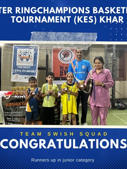 Applauding Team Swish Squad for being the runners-up in the junior category. We celebrate the hard work of all our young athletes.