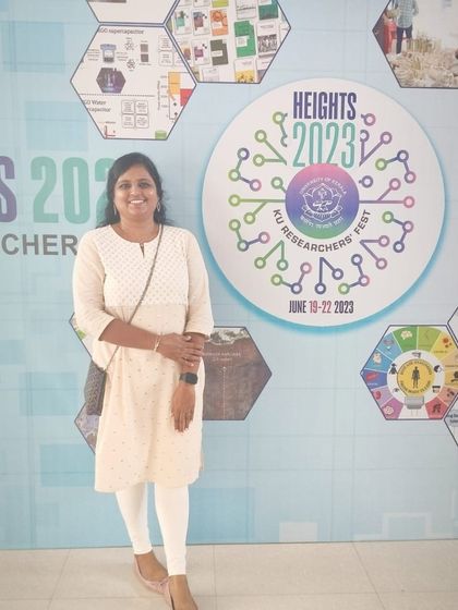At the "Heights 2023" Researchers Fest at the University of Kerala. I haven't seen a campus so buzzing with activity in a long time.