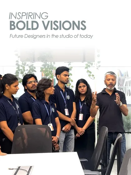 Great architecture begins with great minds. I take pride in inspiring and guiding future designers, seen here mentoring a group of students in our studio, equipping them with the skills to shape tomorrow’s built environment.