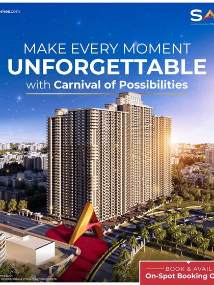 Make every moment unforgettable with our Carnival of Possibilities. Your perfect home awaits at Gold Avenue, with exclusive on-spot booking offers available for a limited time.