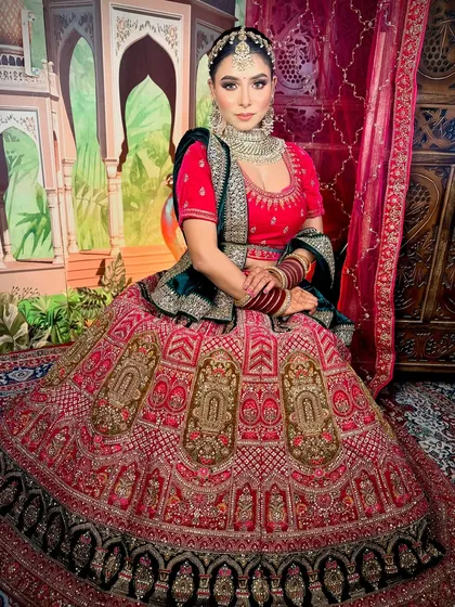 The complete look. I take pride in creating looks that make my brides feel like queens on their special day.