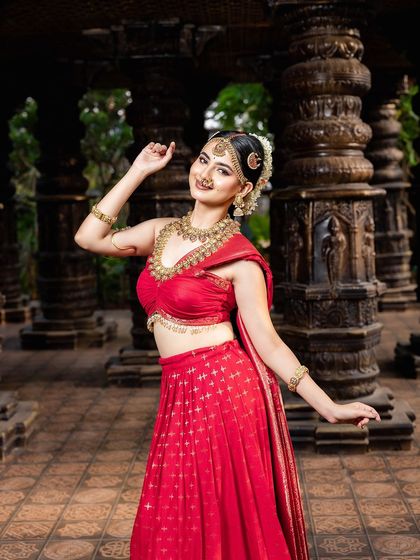 Thesparklebox - Occasion Wear Jewellery Rental Vibrant Kempu & Antique Sets photo 39