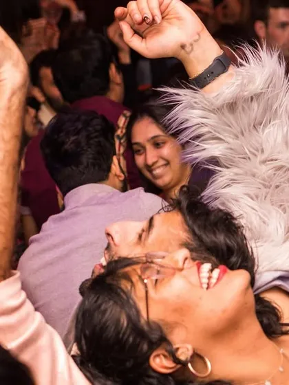 Lost in the music at Bollywood Disco. These are the moments of pure, uninhibited joy that I aim to create with every event I produce.