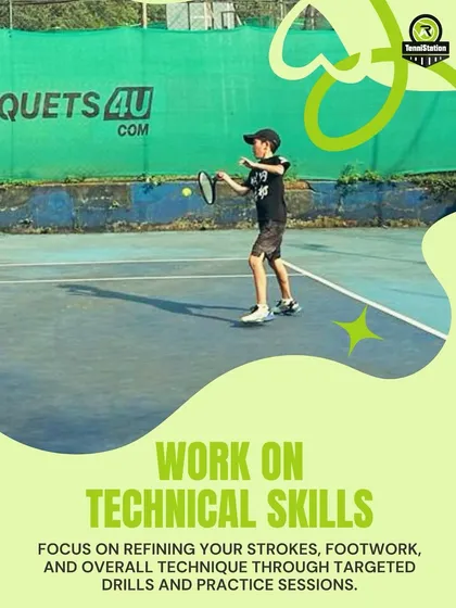 Our training focuses on refining your strokes, footwork, and overall technique through targeted drills and practice sessions.