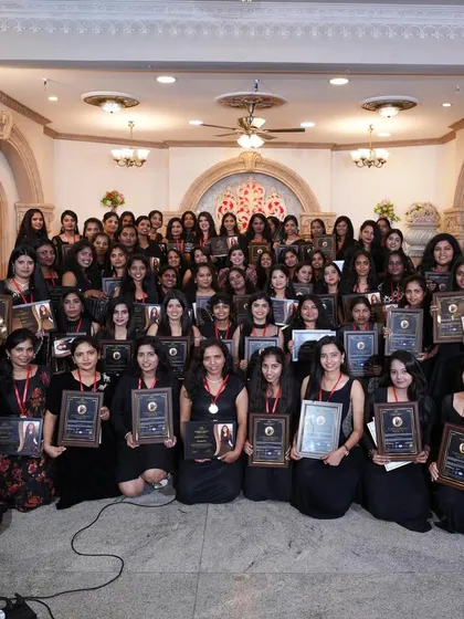 The proudest moment for any student is graduation day. Here, my students are holding their internationally recognized G20 ISO 9001:2015 certificates, ready to start their careers as professional makeup artists.