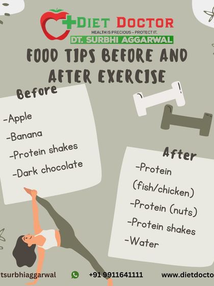 Fueling your body correctly before and after exercise is crucial for performance and recovery. This guide provides simple food tips, like having a banana before and a protein shake after your workout.