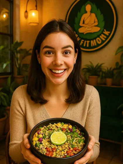 That glow comes from within, and it starts with what you put on your plate. I create meals that are not just healthy but also make you feel happy and vibrant. This is a bowl of pure, delicious wellness.