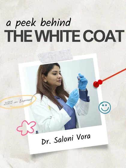 A peek behind my white coat. This is a glimpse into my daily life, which involves clinic mornings, back-to-back appointments, and a focus on a healthy lifestyle.