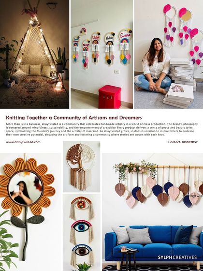 More than just a business, atinytwisted is a community that celebrates handmade artistry. My mission is to inspire others to embrace their own creative potential, one knot at a time.