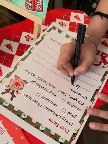 The 'Letter to Santa' activity is a sweet and simple way for kids to share their Christmas wishes. I provide these fun, guided templates to make it easy for even the youngest writers.