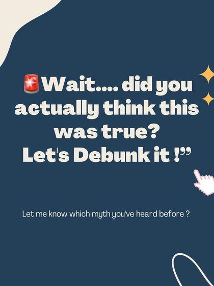 Let's debunk some common nail myths. Let me know which ones you've heard before.