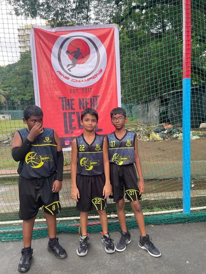 A junior boys' team in their matching uniforms, ready for their tournament game. We help create a professional atmosphere for all participants.