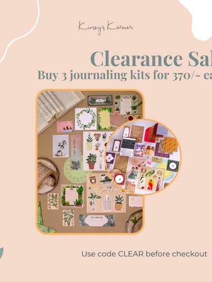 Announcing a clearance sale on all my journaling kits. These themes will be discontinued, so it's your last chance to grab them.