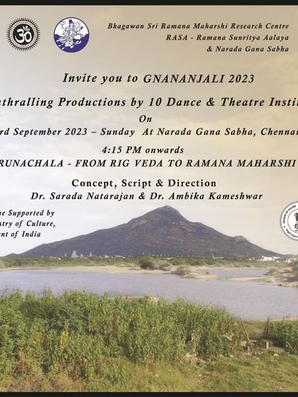Ramana Maharshi Centre for Learning - Spiritual & Cultural Events The Arts as Offering: Natya, Sangeetham & Theatre photo 23