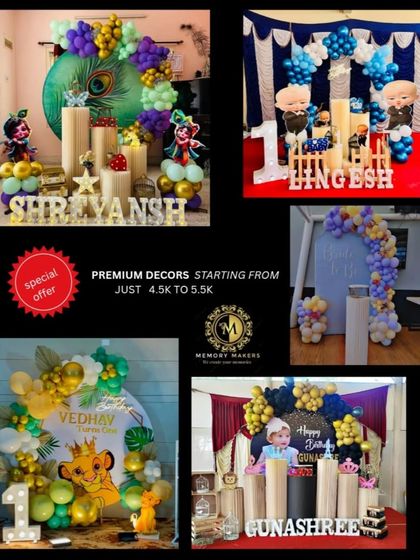 Memory Makers - Social & Celebration Decor Budget-Friendly Packages photo 3