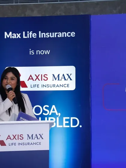 Hosting the unveiling ceremony of Axis Max Life Insurance, celebrating a major partnership in the insurance sector.