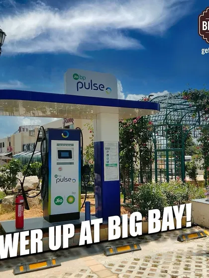 Power up your electric vehicle at our bp pulse EV charging station. We offer modern, reliable charging so you can relax and recharge yourself while your car does the same.