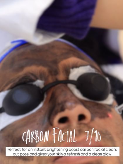 The Carbon Facial is perfect for an instant brightening boost. It clears out pores and gives your skin a refreshed, clean glow, making it a solid 7 out of 10 for a quick pick-me-up.