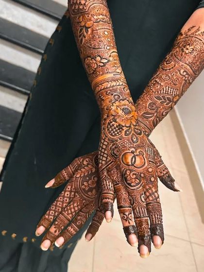Mehendi Art by Nishat - Mehndi (Henna) Artistry Elaborate Bridal Henna photo 87
