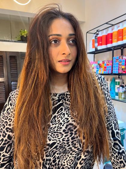 Before the magic. This client came in with faded color and was ready for a complete refresh to a brighter, more dimensional blonde.