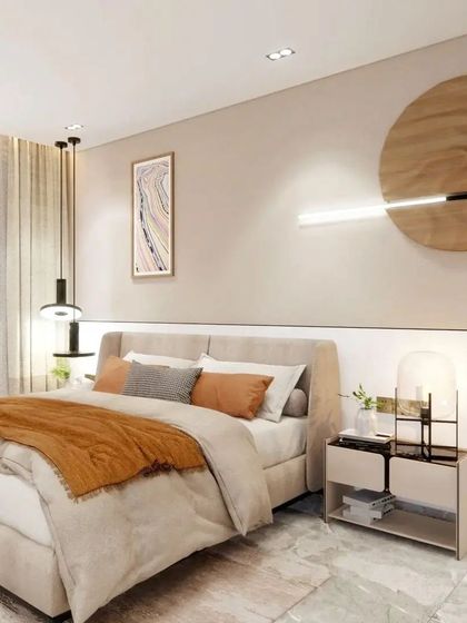 Walls Interior - End-to-End Home Interiors Serene Bedrooms & Smart Storage photo 3