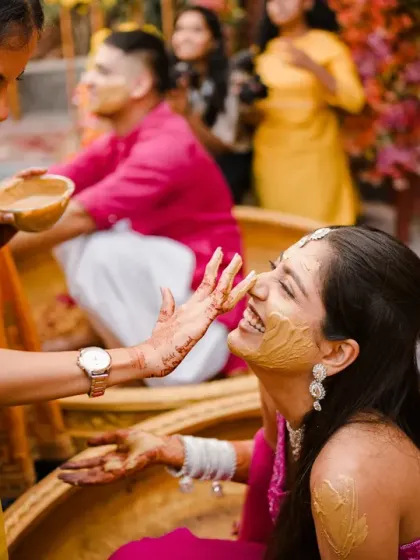 WhatKnot - Wedding Photography & Videography The Haldi Edit: Colours, Chaos & Laughter photo 46