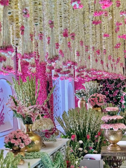 Regal Indian Traditions: A Symphony in Pink & Gold photo 3
