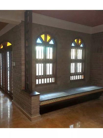 Another view of the room with the window seat.