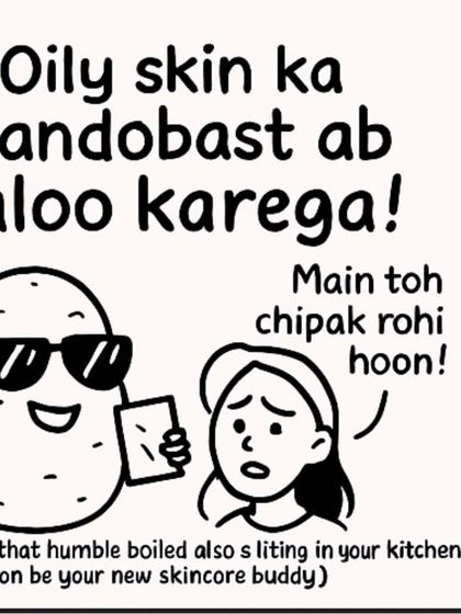 Oily skin ka bandobast ab aloo karega! That humble boiled potato in your kitchen can be your new skincare buddy, helping to soak up excess oil and calm pimples.