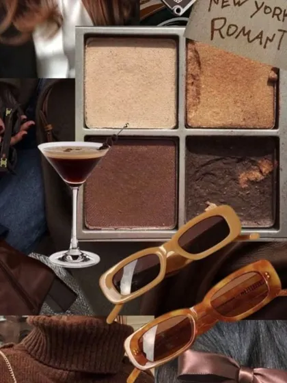 This mood board captures the essence of a monotone brown palette. When in a hurry, sticking to one color family is my secret for an instantly polished look. Mixing textures like knits, leather, and denim in shades of brown creates a sophisticated and streamlined silhouette.