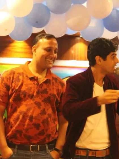 Engaging with the happy parents on stage during their child's birthday party. I work closely with my clients to ensure the event runs smoothly and is filled with personal touches.