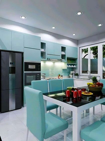 Interiors - Modular Kitchen Design Compact & Straight-Wall Layouts photo 4
