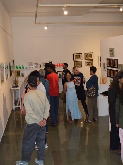 Visitors exploring the different sections of the 'Southern Stars' exhibition.
