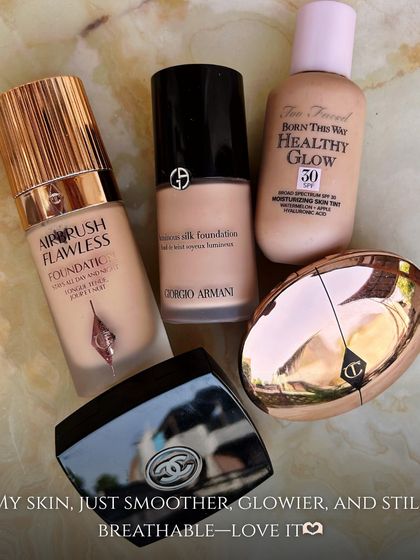 My skin, but smoother, glowier, and still breathable. These are the foundations I love for a flawless base.