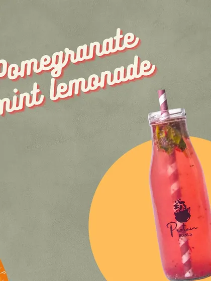 The Pomegranate Mint Lemonade is a new and refreshing addition to my beverage menu.