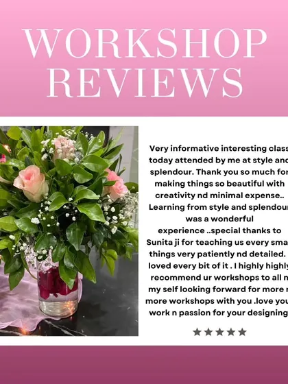 "Very informative interesting class... I highly recommend your workshops." I am so thankful for this detailed and kind review, and I'm thrilled she loved every bit of the session.
