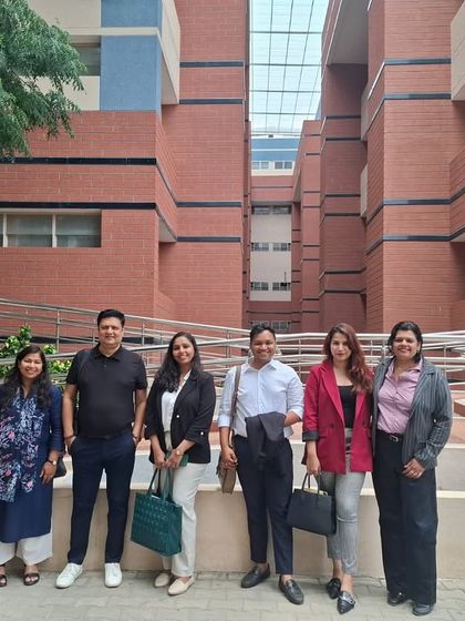 The training squad on campus. Each session is a team effort, and I'm grateful to work with such a dedicated group of professionals.