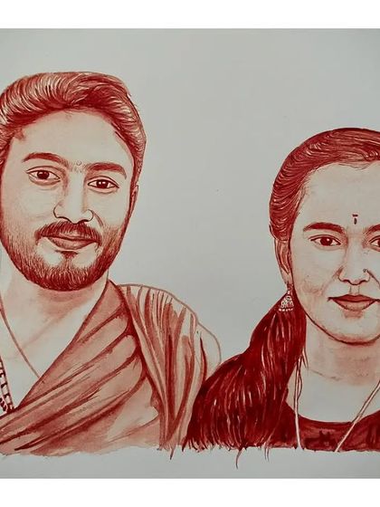 Sharan Ediga - Custom Portrait Art Blood Portraits: Your Story in Art photo 82