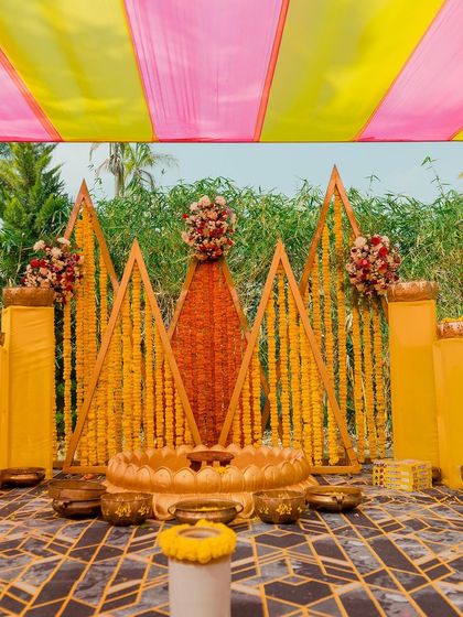 Wedding Stories - Full-Service Wedding Planning Vibrant Haldi & Mehendi Functions photo 3